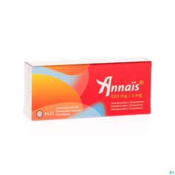Annais 0,03 mg/3 mg comp  3 x 21