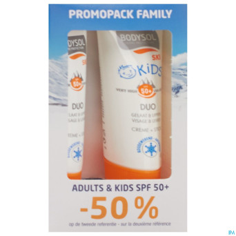 Bodysol ski adult+kids ip50+ promo