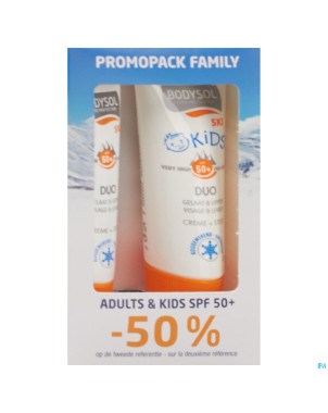 Bodysol ski adult+kids ip50+ promo