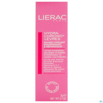 Lierac hydra chrono baume levres fondant rose 4,5g