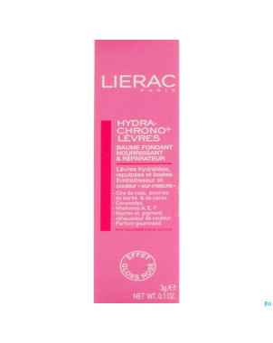 Lierac hydra chrono baume levres fondant rose 4,5g