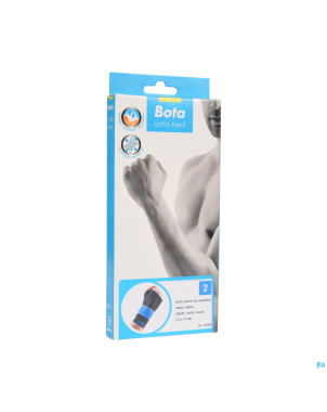 Bota ortho serre poignet main 501 noir  n2