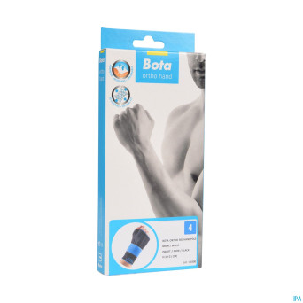 Bota ortho serre poignet main 501 noir  n4