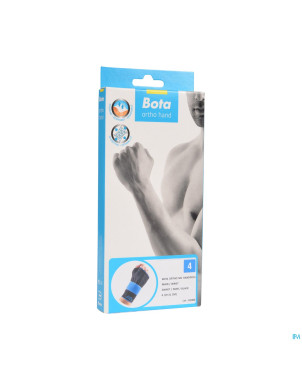 Bota ortho serre poignet main 501 noir  n4