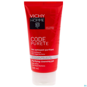 Vichy homme code purete gel nettoyant 100ml