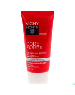 Vichy homme code purete gel nettoyant 100ml