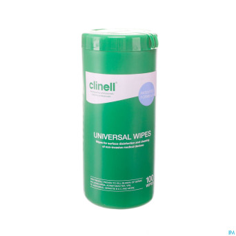 Clinell universal wipes tub 100 pcs