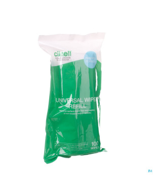 Clinell universal wipes refill tub 100 pcs