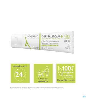 Aderma dermalibour+ creme reparatrice tube 50ml