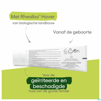 Aderma dermalibour+ creme reparatrice tube 50ml