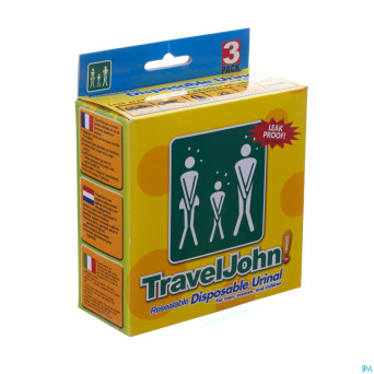 Travel john urinal    3x800ml
