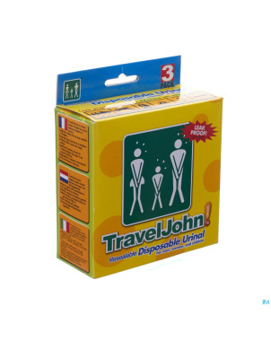 Travel john urinal    3x800ml