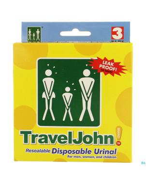 Travel john urinal    3x800ml