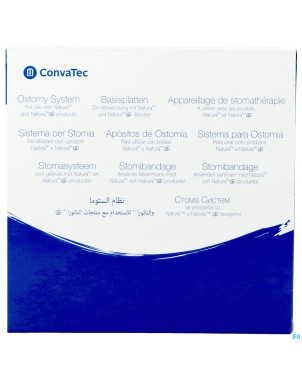 Natura plaques convex durahesive 25/45mm 5 125282