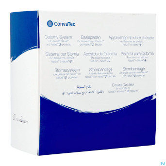 Natura plaques convex durahesive 28/45mm 5 125283