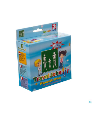 Travel john junior urinal 3x800ml