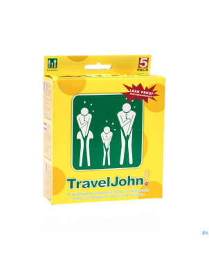 Travel john sac pour vomir  5x800ml