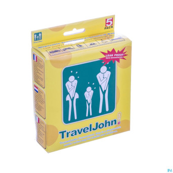 Travel john sac pour vomir  5x800ml