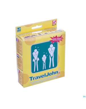 Travel john sac pour vomir  5x800ml