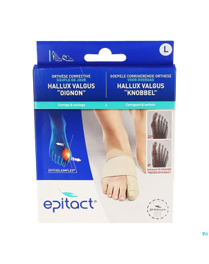 Epitact orthese corrective hallux valgus l  0523be
