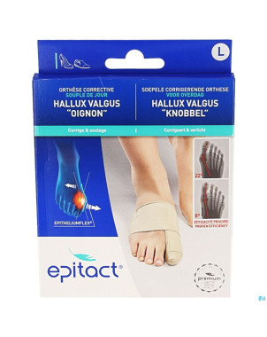 Epitact orthese corrective hallux valgus l  0523be