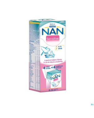 Nan sensitive lait poudre   4x26,2g
