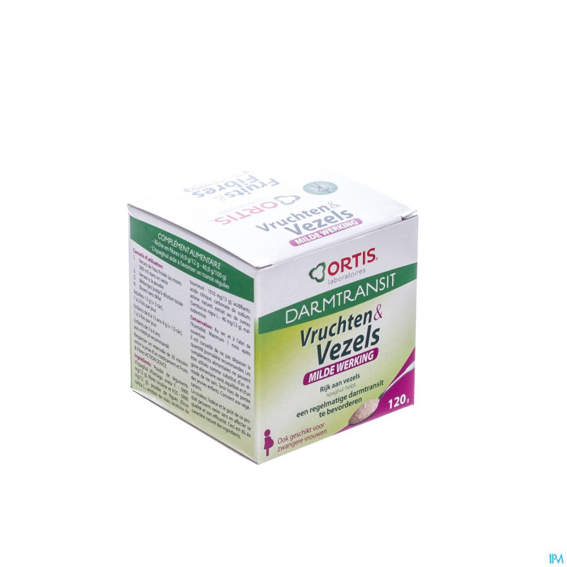 Ortis fruits & fibres action douce pdr sol    120g