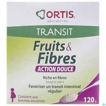 Ortis fruits & fibres action douce pdr sol    120g