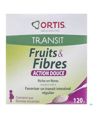 Ortis fruits & fibres action douce pdr sol    120g