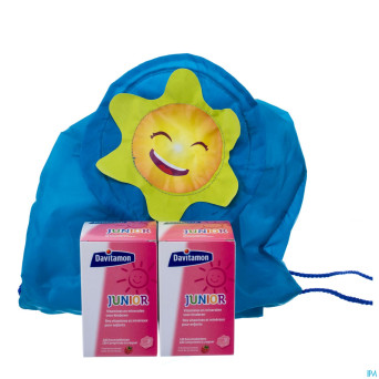 Davitamon junior sac a dos framboise