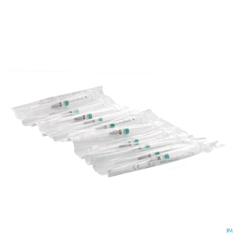 Bd emerald seringue  2ml+aig.22g 1 1/4   10 307728