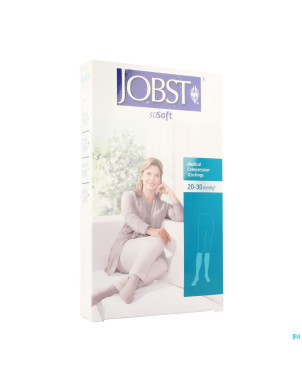 Jobst sosoft ribbed c2 20-30 ad black  s