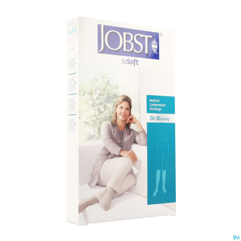 Jobst sosoft ribbed c2 20-30 ad black  l
