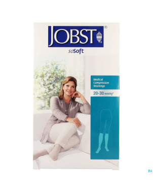 Jobst sosoft ribbed c2 20-30 ad black  l
