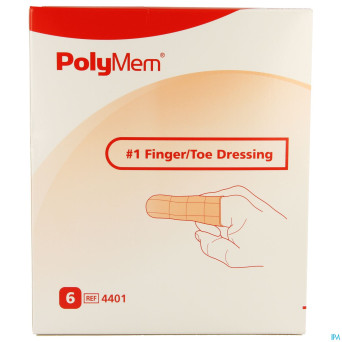 Polymem doigt/orteil dressing ring  4-8 6