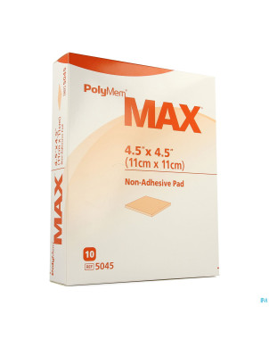 Polymem max pad dressing n/adh 11x11cm    10 5045