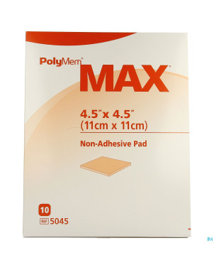 Polymem max pad dressing n/adh 11x11cm    10 5045
