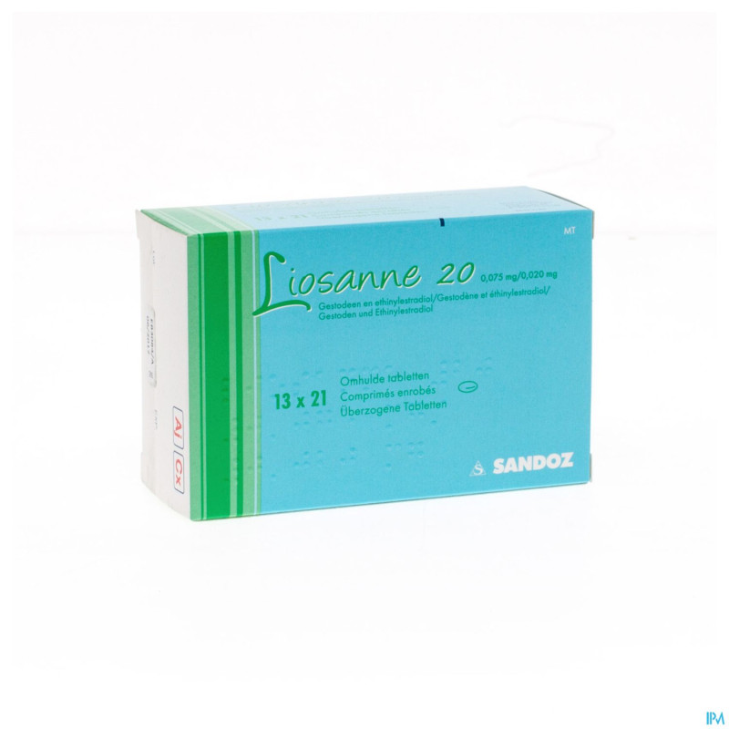 Liosanne 20 sandoz comp enrobe 13x21