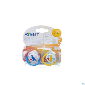 Philips avent sucette design silicone 0-6m    2