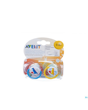 Philips avent sucette design silicone 0-6m    2