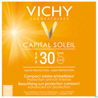 Vichy cap sol compact powder dark 10g