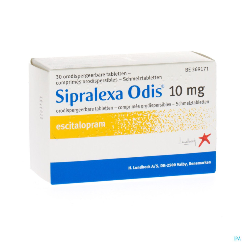 Sipralexa odis 10 mg comp orodisp 30 x 10 mg