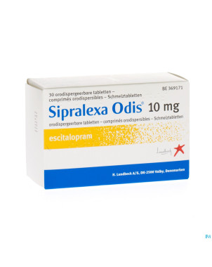 Sipralexa odis 10 mg comp orodisp 30 x 10 mg