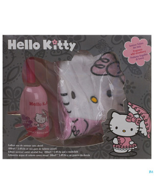 Hello kitty coffret odeur + gant toilette
