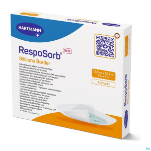 Resposorb silicone border 12,5x12,5cm 3 4130130