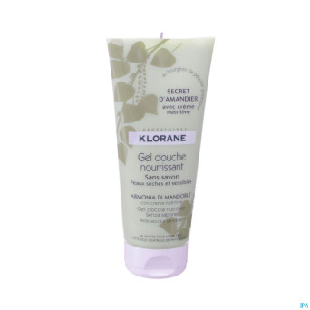 Klorane gel douche secret amandier    tube 200ml