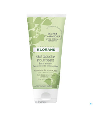 Klorane gel douche secret amandier    tube 200ml