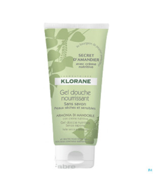 Klorane gel douche secret amandier    tube 200ml