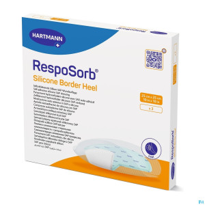 Resposorb silicone border heel 25x25 3 4130210