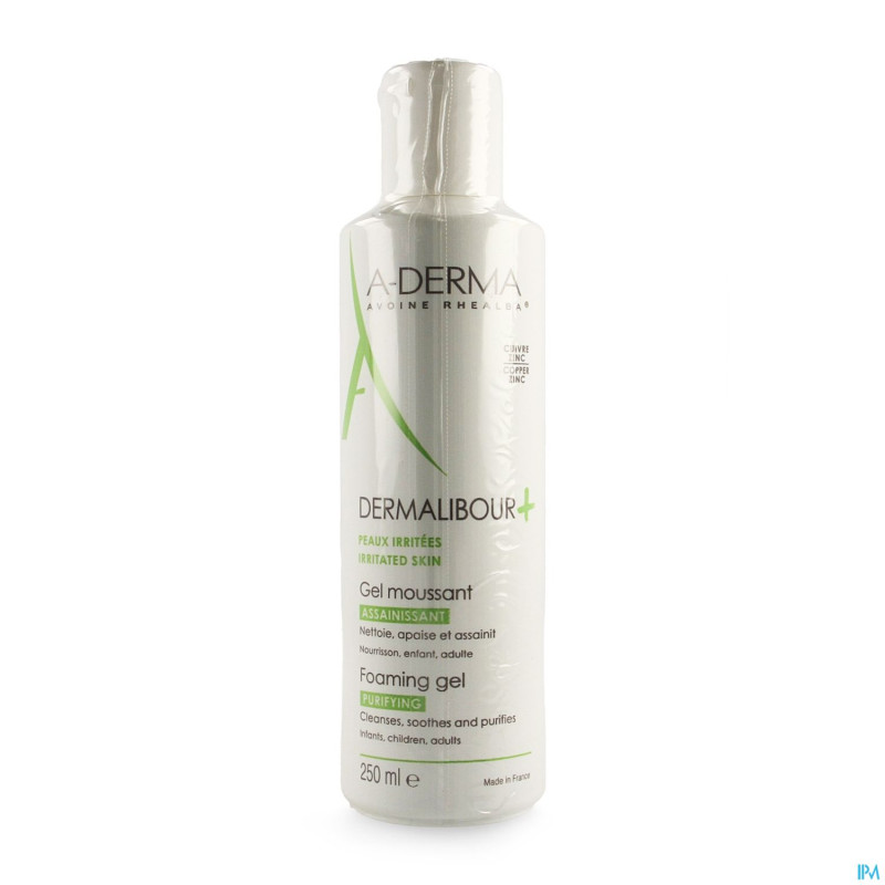 Aderma dermalibour+ gel moussant fl 250ml